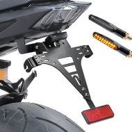 Kennzeichenhalter und Lauflicht Blinker Set für Yamaha MT-09 17-20 Zaddox_1