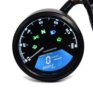 Motorrad Tachometer LCD Digital Drehzahlmesser Analog Zaddox TM1_1