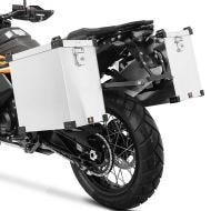 Aluminium panniers set 35L for BMW F 650 / GS / Dakar Bagtecs Namib + kit for pannier rack