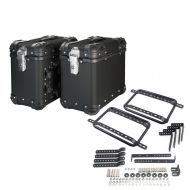 Aluminium Panniers XSX75 for Honda CB 500 F / X / 650 F + Rack Bagtecs black
