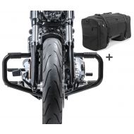 Set STS1 Sturzbügel und Hecktasche SQ1 für Harley Davidson Softail Low Rider / S 18-20 Craftride_1
