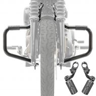 Set Sturzbügel 32 mm + Fußrasten CF1B für Harley Sport Glide 18-21_1