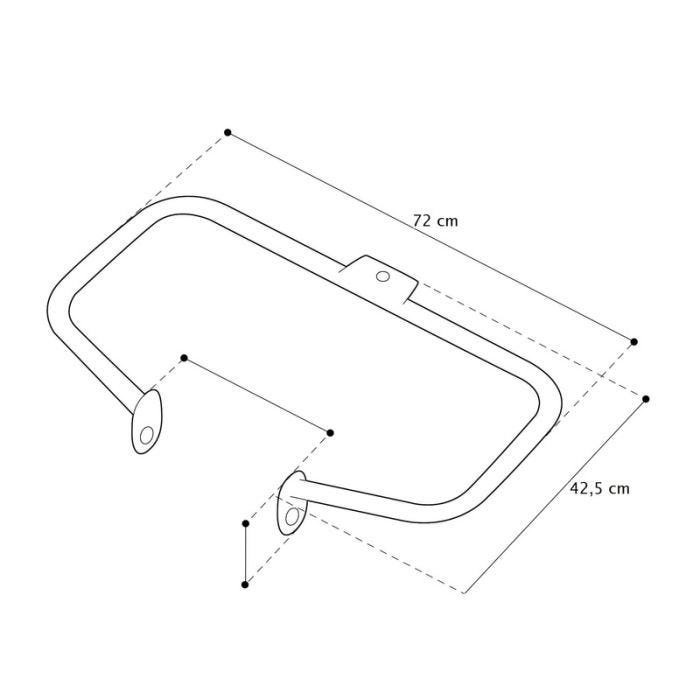 Saddlebag Guards fits for Harley Davidson Heritage Softail Classic 00 17 chrome Craftride Buy now