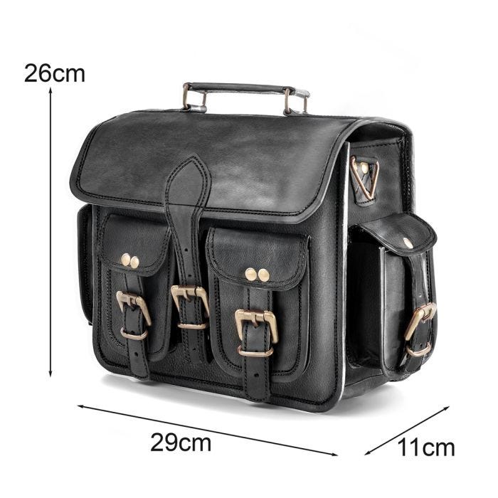 Leather saddle bag for royal enfield store