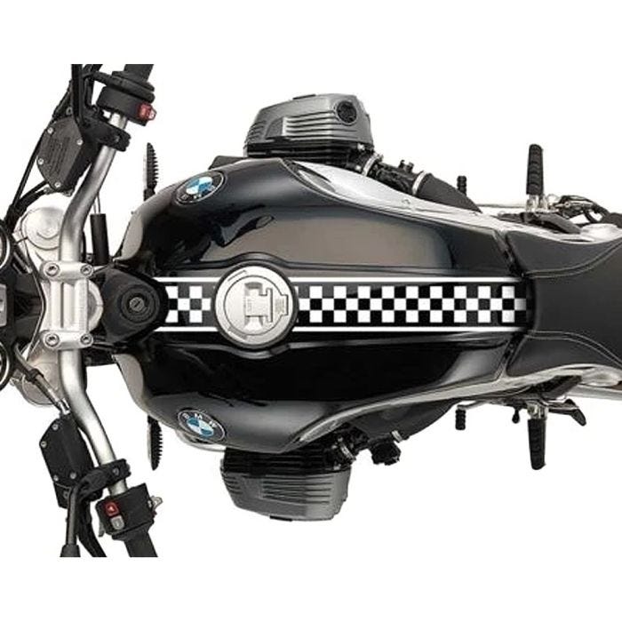 Motorcycle Racing Sticker Craftride compatible with BMW R NineT Scrambler Cafe Racer Sticker white