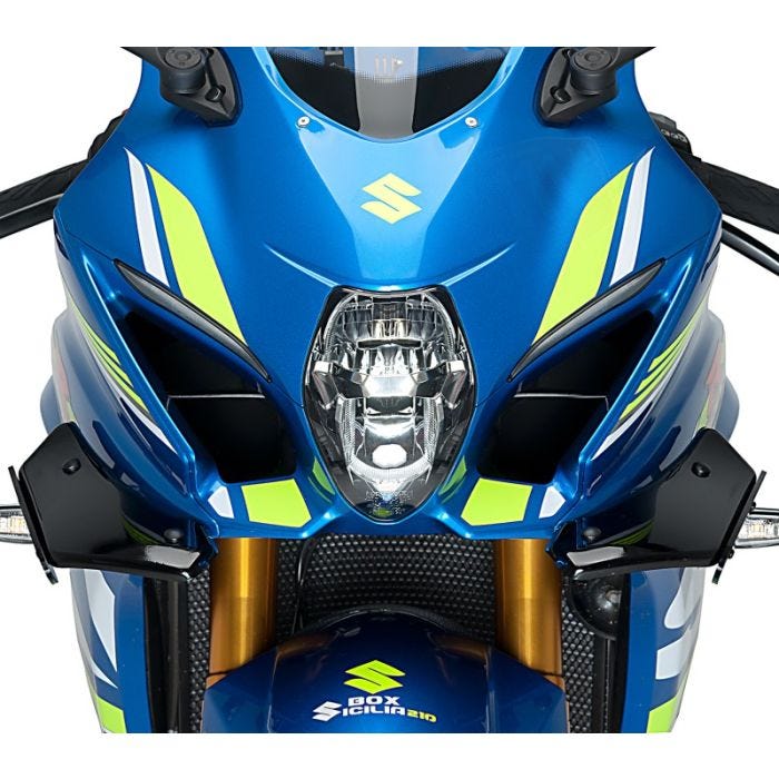 Fairing winglets compatible with Suzuki GSX R1000 R 17 20 Black Puig Downforce Sport Buy now