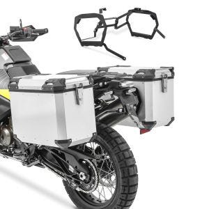 Alu-Koffer + Kofferträger für KTM 1190 Adventure/ R 13-16 Bagtecs QP48 silber_1