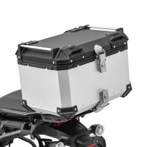 Alu Topcase für Honda Varadero XL 1000 V Aluminium Bagtecs XB55 silber_1