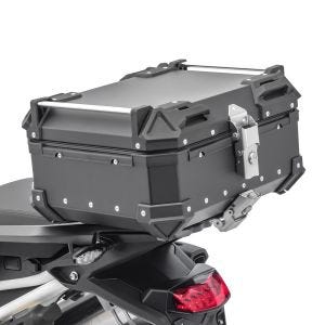 Top Case compatible with Moto Guzzi V7 III / V85 TT Aluminium Top Box Bagtecs XB28 black