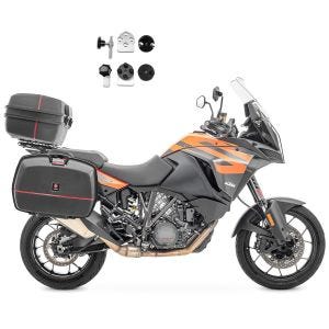 Side Cases + Top Case fits for KTM 1290 Super Adventure / R / S / T 15-20 Bagtecs TB8S + Adapters-NW