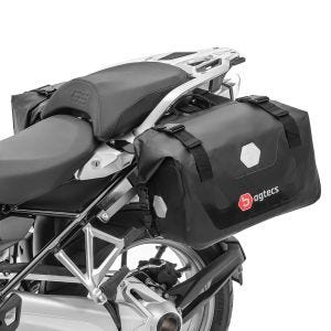 Motorcycle Saddlebags Waterproof Bagtecs RB25 Roll Closure Side Bags
