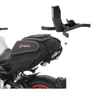 Set SM9 Wheel chock Easy Plus and Tail bag X50 compatible with Honda CB 1000 R Bagtecs