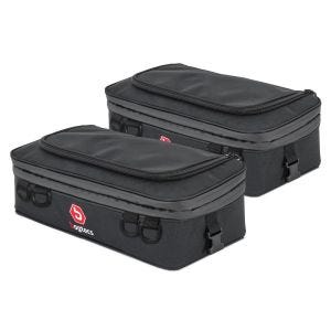 Zusatztaschen 2x für Motorrad Alukoffer Bagtecs BF2 Aluminium Koffer_1