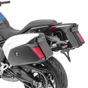 Set panniers + rack compatible with Honda NC 750 S / X side cases PX74WT Bagtecs white