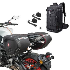 Set Satteltaschen + Rucksack für Honda CB 650 F / R Bagtecs RF1-HK4_1