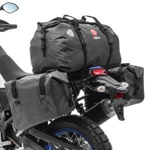 Motorrad Satteltaschen mit Hecktasche Bagtecs WD1 + XF60 Drybag Vol. 146L_1