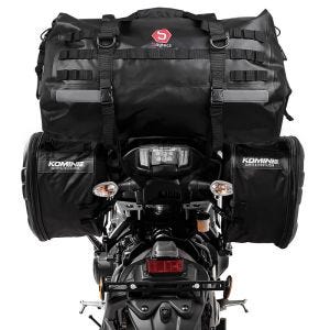 Motorrad Satteltaschen mit Hecktasche Bagtecs CRB + XB50 Drybag 110 L_1