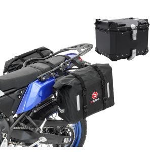 Saddlebags WP8 Set compatible with KTM 1290 Super Duke GT / R with Aluminium top box XB55