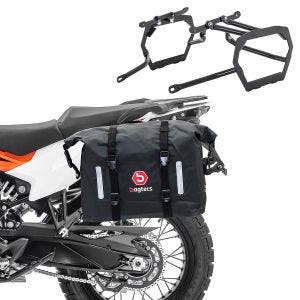 Saddlebag Set WP8 compatible with KTM 790 / 890 Adventure/ R 19-25 with supports Bagtecs
