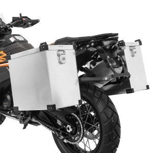 Alukoffer Motorrad Set Bagtecs Namib 2x40 L + Anbausatz für Kofferträger_1