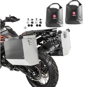 Alukoffer für BMW R 1150 GS / Adventure Bagtecs Atlas 2x36L + Innentaschen + Haltesatz_1