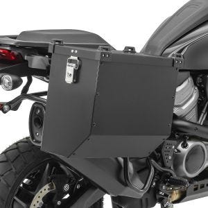 Aluminium Pannier compatible with BMW R 100 GS / PD Side Case Bagtecs Atlas 41L black