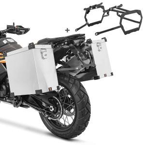 Alu Koffer Set für KTM 390 Adventure 2020 Namib 40l mit  Kofferträger_1