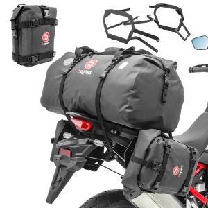 Satteltaschen K4 + Kofferträger + Hecktasche XF80 für Harley Davidson Pan America 1250 2021_1