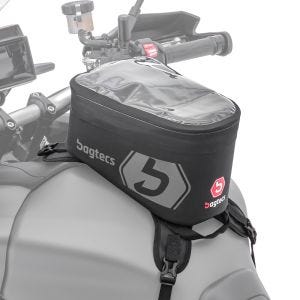 Motorcycle magnetic tank bag WPX8 waterproof with attachment system Bagtecs 8 liters
