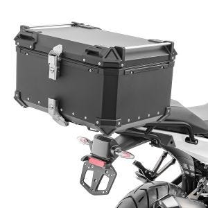 Set Aluminium Top Case + Rear Rack fits for BMW R 1300 GS 23-24 Top Box Bagtecs XB65 black