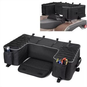 ATV Cargo Bag Bagtecs QB5 Rear Tail Bag Top Box black