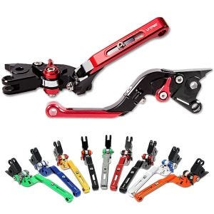 Brake lever and clutch lever set Vario 3 compatible with Kawasaki Z 900 17-24 V-Trec lever Set foldable and length adjustable - not for model SE