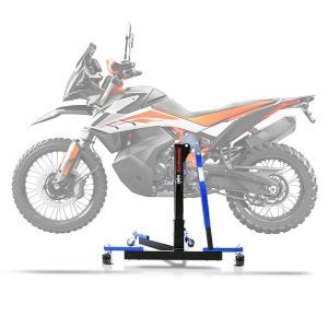 Zentralständer KTM 790 Adventure / R 19-20 blau Motorradheber ConStands Power-Evo