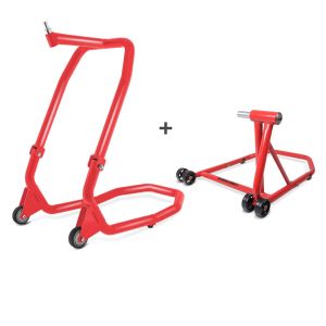 Set Einarm Montageständer + Lenkkopfständer für Ducati Diavel 1260 / S 19-20 Constands V4 rot_1