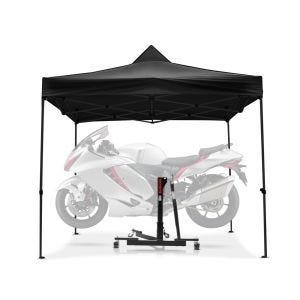 Set Zentralständer Power-Evo für BMW F 700 GS 13-17 mit Rennzelt 3x3m Constands schwarz_1