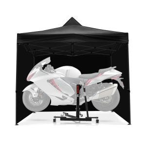 Set Zentralständer Power-Evo für BMW F 700 GS 13-17 mit Rennzelt 3x3m Constands ZR1 schwarz_1