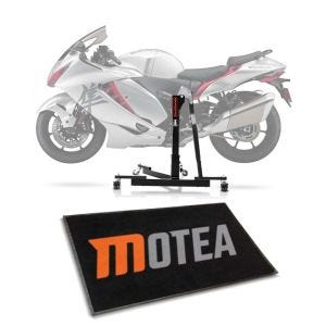 Set Zentralständer Power-Evo für BMW F 700 GS 13-17 mit Werkstattmatte Tourtecs GM1 190x80cm_1
