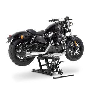 Scissor Lift compatible with Honda Shadow VT 600 C Hydraulic Jack ConStands Mid-lift L black
