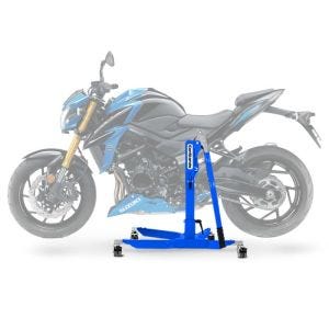 Central Stand compatible with Suzuki GSX-S 750 17-21 blue Paddock Stand ConStands Power-Classic