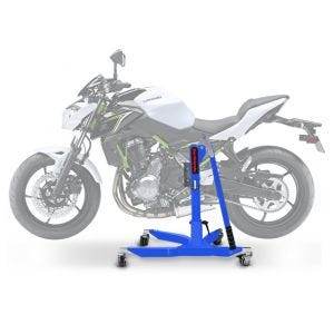 Central Stand compatible with Kawasaki Z 650 17-25 blue Paddock Stand ConStands Power-Classic