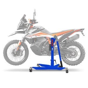 Zentralständer KTM 790 Adventure / R 19-20 Blau Motorradheber ConStands Power-Classic