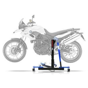Central Stand compatible with BMW F 700 GS 13-17 blue Paddock Stand ConStands Power-Evo