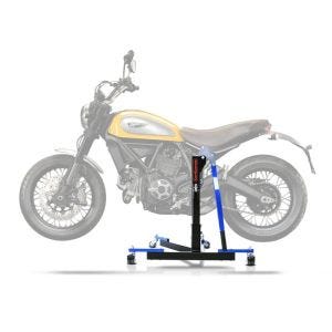 Central Stand compatible with Ducati Scrambler Icon 15-25 blue Paddock Stand ConStands Power-Evo