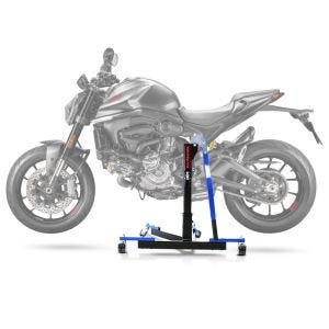 Zentralständer Ducati Monster 937 2021 blau Motorradheber ConStands Power-Evo_1