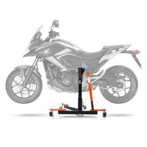 Central Stand compatible with Honda NC 750 S / X 14-25 DCT orange Paddock Stand ConStands Power-Evo