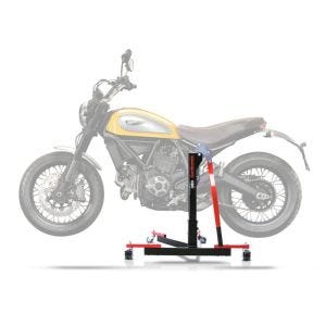 Central Stand compatible with Ducati Scrambler Icon 15-25 red Paddock Stand ConStands Power-Evo