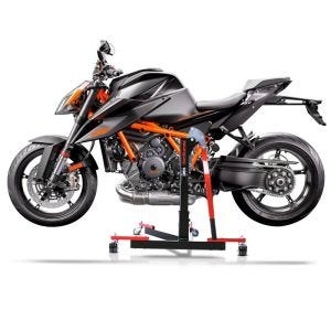 Mover Dolly fits for KTM 1290 Super Duke R 20-23 red - Perfect for Garage Use, 300 kg
