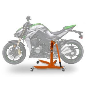 Central Stand compatible with Kawasaki Z 1000 14-20 orange Paddock Stand ConStands Power-Classic
