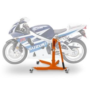 Central Stand compatible with Suzuki GSX-R 750 00-03 orange Paddock Stand ConStands Power-Classic