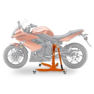 Central Stand compatible with Kawasaki ER-6f 06-11 orange Paddock Stand ConStands Power-Classic